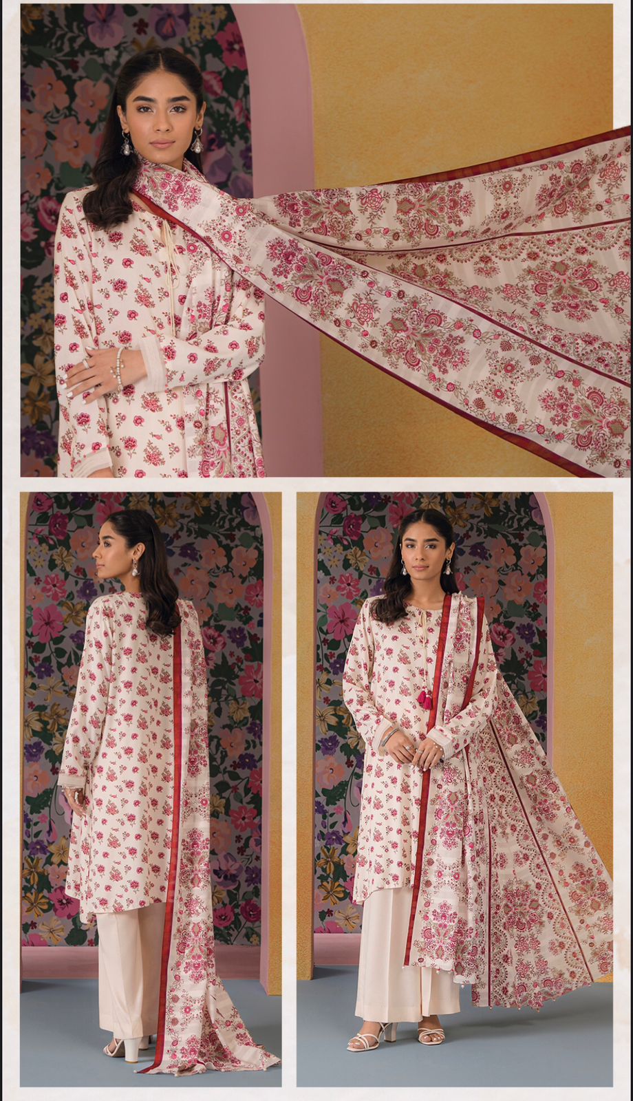 NISHAT LAWN 3PIECE ARTICLE#4